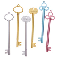 Load image into Gallery viewer, Key Shape Gel Pen Black Ink Stationery Sign Write Tool School Office Stationery Supplies
