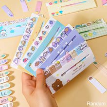 Load image into Gallery viewer, Kawaii Memo Pad Bookmarks Creative Cute Bear Cat Dog Sticky Notes Index Posted It Planner Stationery Paper Stickers
