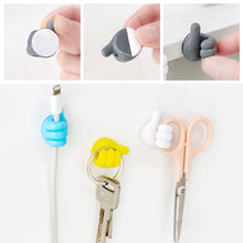 Load image into Gallery viewer, Thumb Hooks Multifunctional Clip Wire Organizer accessories Storage Holder Wall Hooks For Kitchen Bathroom

