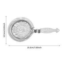 Load image into Gallery viewer, Rustproof Skull And Gear Wheel Bar Strainer Sprung Cocktail Strainer Stainless Steel Deluxe Strainer Bar Tools Professional Barware
