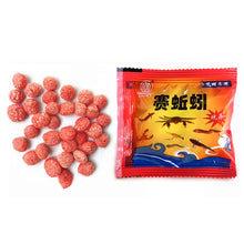 Load image into Gallery viewer, 5 Bags Cage Net Bait Analogy Earthworm Floating Type Puffed Pellet Bait Eel River Shrimp Bait Gear Accessories
