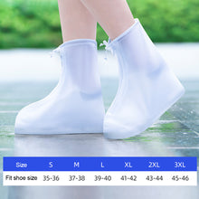 Load image into Gallery viewer, Silicone Waterproof Shoe Cover Unisex Shoes Protectors Rain Boots for Indoor Outdoor Rainy Reusable Quality Non-slip Shoe Cover
