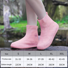 Load image into Gallery viewer, Reusable Non-slip Rain Boots Waterproof Shoe Covers Rain for Shoes Rainy Day Gear Silicone Dust Household Merchandises Home
