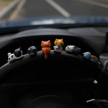 Load image into Gallery viewer, 6Pcs Cats for Car Dashboard Ornaments Gifts Car Center Console Decoration Auto Interior Accessories
