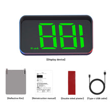 Load image into Gallery viewer, Car GPS Speedometer Head Display Digital HUD Speed Meter KMH MPH Dispaly Plug and Play for Vehicle Truck Motorcycle Auto Part Accessories
