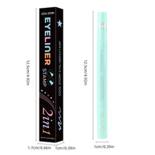 Load image into Gallery viewer, Double-headed Seal Colorful Eyeliner Matte Quick-drying Sweatproof Waterproof Anti-smudge Eyeliner Eye Makeup Cosmetics
