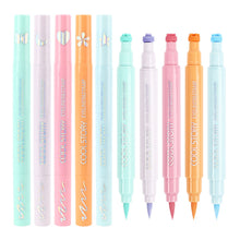 Load image into Gallery viewer, Double-headed Seal Colorful Eyeliner Matte Quick-drying Sweatproof Waterproof Anti-smudge Eyeliner Eye Makeup Cosmetics
