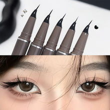 Load image into Gallery viewer, Curved Pen Tip Paint Eyeliner Liquid Pen Waterproof Sweatproof Long-lasting Non Smudging Eyeliner Pen Eye Makeup Cosmetics
