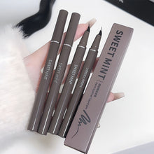 Load image into Gallery viewer, Curved Pen Tip Paint Eyeliner Liquid Pen Waterproof Sweatproof Long-lasting Non Smudging Eyeliner Pen Eye Makeup Cosmetics
