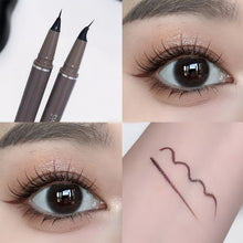 Load image into Gallery viewer, Curved Pen Tip Paint Eyeliner Liquid Pen Waterproof Sweatproof Long-lasting Non Smudging Eyeliner Pen Eye Makeup Cosmetics
