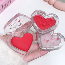 Load image into Gallery viewer, Heart Shape Monochrome Blush Natural Brightening Stereoscopic Highlight Multifunctional Blusher Long-lasting Makeup Cosmetics
