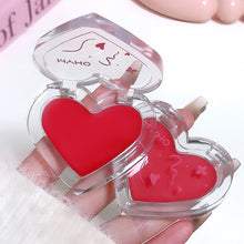Load image into Gallery viewer, Heart Shape Monochrome Blush Natural Brightening Stereoscopic Highlight Multifunctional Blusher Long-lasting Makeup Cosmetics
