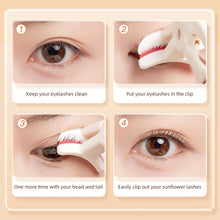 Load image into Gallery viewer, Wide-angle Comb Tooth Eyelash Curler Portable Natural Curling Long-lasting Shaping Eyelash Curler Auxiliary Makeup Tool
