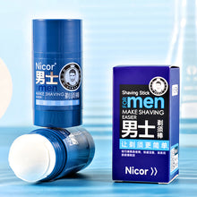 Load image into Gallery viewer, Portable Shaving Cream Lubricate Beard Deep Cleasing Smooth Shave Moisturizing Facial Cleanser Shaving Stick Facial Care for Men
