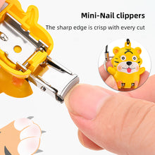 Load image into Gallery viewer, Creative Mini Foldable Cute Nail Clipper Portable Stainless Steel Nail Clipper Trimmer Durable Washable Manicure Tool
