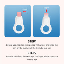 Load image into Gallery viewer, Tooth Cleaning Sponge Wipe Whiten Teeth Remove Tartar Micron Fiber Sponge Wipe Gentle Care Dental Cleaning Tool
