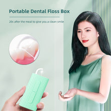 Load image into Gallery viewer, 10pcs/box Portable Automatic Floss Box Dental Floss Disposable High Tension Dental Floss Stick Convenient Tooth Cleaning Tool
