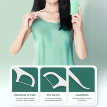 Load image into Gallery viewer, 10pcs/box Portable Automatic Floss Box Dental Floss Disposable High Tension Dental Floss Stick Convenient Tooth Cleaning Tool
