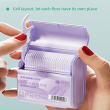 Load image into Gallery viewer, 52pcs/box Double Layered Storage Sealed Box Dental Floss Disposable Double String High Tension Dental Floss Stick Tooth Cleaning Tool
