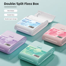 Load image into Gallery viewer, 52pcs/box Double Layered Storage Sealed Box Dental Floss Disposable Double String High Tension Dental Floss Stick Tooth Cleaning Tool
