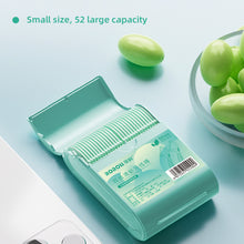 Load image into Gallery viewer, 52pcs/box Double Layered Storage Sealed Box Dental Floss Disposable Double String High Tension Dental Floss Stick Tooth Cleaning Tool
