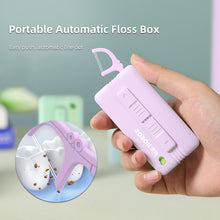 Load image into Gallery viewer, 10pcs/box Magnetic Sealed Box Dental Floss Double String High Tension Dental Floss Stick Disposable Tooth Cleaning Care Tool
