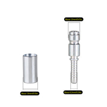 Load image into Gallery viewer, 2Pcs Car Washer Water Cleaning Hose Pipe Fitting Twist Connector High Pressure Washer Hose Insert Fittings
