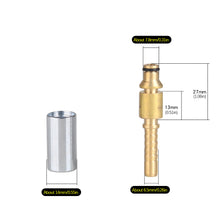 Load image into Gallery viewer, 2Pcs Car Washer Water Cleaning Hose Pipe Fitting Twist Connector High Pressure Washer Hose Insert Fittings
