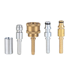 Load image into Gallery viewer, 2Pcs Car Washer Water Cleaning Hose Pipe Fitting Twist Connector High Pressure Washer Hose Insert Fittings

