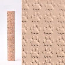 Load image into Gallery viewer, 3D Pottery Tools Wooden Texture Rolling Stick Pottery Embossed Rod Flower Pattern Relief Soft Clay Tools Hand Pressure Mud Rollers DIY Clay Craft Tool
