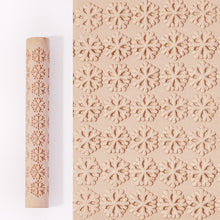 Load image into Gallery viewer, 3D Pottery Tools Wooden Texture Rolling Stick Pottery Embossed Rod Flower Pattern Relief Soft Clay Tools Hand Pressure Mud Rollers DIY Clay Craft Tool
