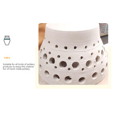 Load image into Gallery viewer, 4Pcs Pottery Hole Puncher Stainless Steel Clay Cutting Tools Carving Sculpture Modeling Cutter Polymer Punching Ceramic Tool
