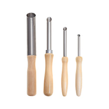 Load image into Gallery viewer, 4Pcs Pottery Hole Puncher Stainless Steel Clay Cutting Tools Carving Sculpture Modeling Cutter Polymer Punching Ceramic Tool
