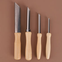 Load image into Gallery viewer, 4Pcs Pottery Hole Puncher Stainless Steel Clay Cutting Tools Carving Sculpture Modeling Cutter Polymer Punching Ceramic Tool
