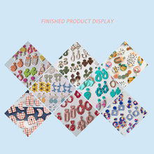 Load image into Gallery viewer, 6Type/Set Mini Clay Cutter Multiple Geometry Plastic Pottery Earrings Cutting Mold DIY Soft Clay Irregular Ceramic Earring Molds Handmade Jewelry Making Tool

