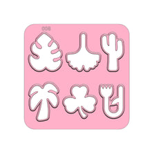 Load image into Gallery viewer, 6Type/Set Mini Clay Cutter Multiple Geometry Plastic Pottery Earrings Cutting Mold DIY Soft Clay Irregular Ceramic Earring Molds Handmade Jewelry Making Tool
