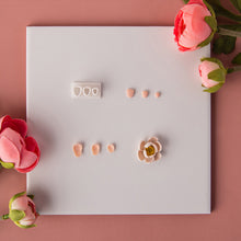 Load image into Gallery viewer, 3 Holes Mini Clay Cutter Flower Petal Leaves Polymer Pottery Cutting Earrings Mold Handmade Jewelry Making Tool Ceramic Sculpting Tool
