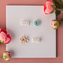 Load image into Gallery viewer, 3 Holes Mini Clay Cutter Flower Petal Leaves Polymer Pottery Cutting Earrings Mold Handmade Jewelry Making Tool Ceramic Sculpting Tool
