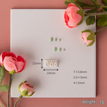 Load image into Gallery viewer, 3 Holes Mini Clay Cutter Flower Petal Leaves Polymer Pottery Cutting Earrings Mold Handmade Jewelry Making Tool Ceramic Sculpting Tool
