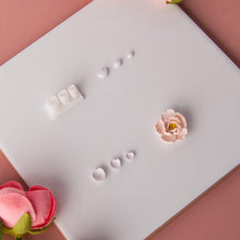 Load image into Gallery viewer, 3 Holes Mini Clay Cutter Flower Petal Leaves Polymer Pottery Cutting Earrings Mold Handmade Jewelry Making Tool Ceramic Sculpting Tool
