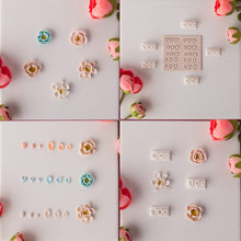 Load image into Gallery viewer, 3 Holes Mini Clay Cutter Flower Petal Leaves Polymer Pottery Cutting Earrings Mold Handmade Jewelry Making Tool Ceramic Sculpting Tool
