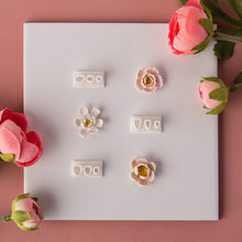 Load image into Gallery viewer, 3 Holes Mini Clay Cutter Flower Petal Leaves Polymer Pottery Cutting Earrings Mold Handmade Jewelry Making Tool Ceramic Sculpting Tool
