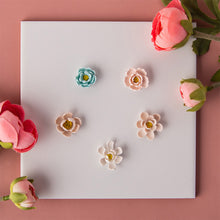 Load image into Gallery viewer, 3 Holes Mini Clay Cutter Flower Petal Leaves Polymer Pottery Cutting Earrings Mold Handmade Jewelry Making Tool Ceramic Sculpting Tool
