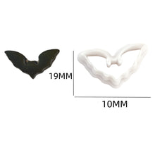 Load image into Gallery viewer, Halloween Series Mini Clay Cutter Mold Different Shaped Polymer Clay Molds Diy Ghost Bat Cat Earrings Jewelry Pendant Making Tools
