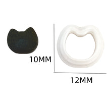 Load image into Gallery viewer, Halloween Series Mini Clay Cutter Mold Different Shaped Polymer Clay Molds Diy Ghost Bat Cat Earrings Jewelry Pendant Making Tools
