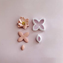 Load image into Gallery viewer, Flower Petal Clay Cutter Different Sizes Polymer Clay Mold DIY Unique Earrings Jewelry Decoration High-precision Pendant Making Tools
