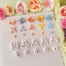 Load image into Gallery viewer, Flower Petal Clay Cutter Different Sizes Polymer Clay Mold DIY Unique Earrings Jewelry Decoration High-precision Pendant Making Tools
