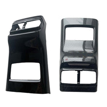 Load image into Gallery viewer, Car Interior Rear Air Conditioning Outlet Vent Cover Trim Sticker Accessories For MG Carbon Fiber Patten Style
