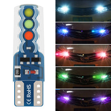 Load image into Gallery viewer, RGB T10 Car Signal Lamp Waterproof Heatproof Clearance Headlamps Reading Flashing COB LED Lamp License Plate Lights
