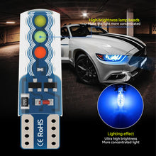 Load image into Gallery viewer, RGB T10 Car Signal Lamp Waterproof Heatproof Clearance Headlamps Reading Flashing COB LED Lamp License Plate Lights
